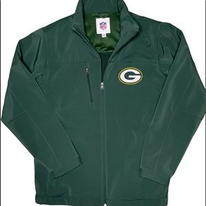NFL Green Bay Packers Men’s waterproof fleece lined oversized zip jacket Med